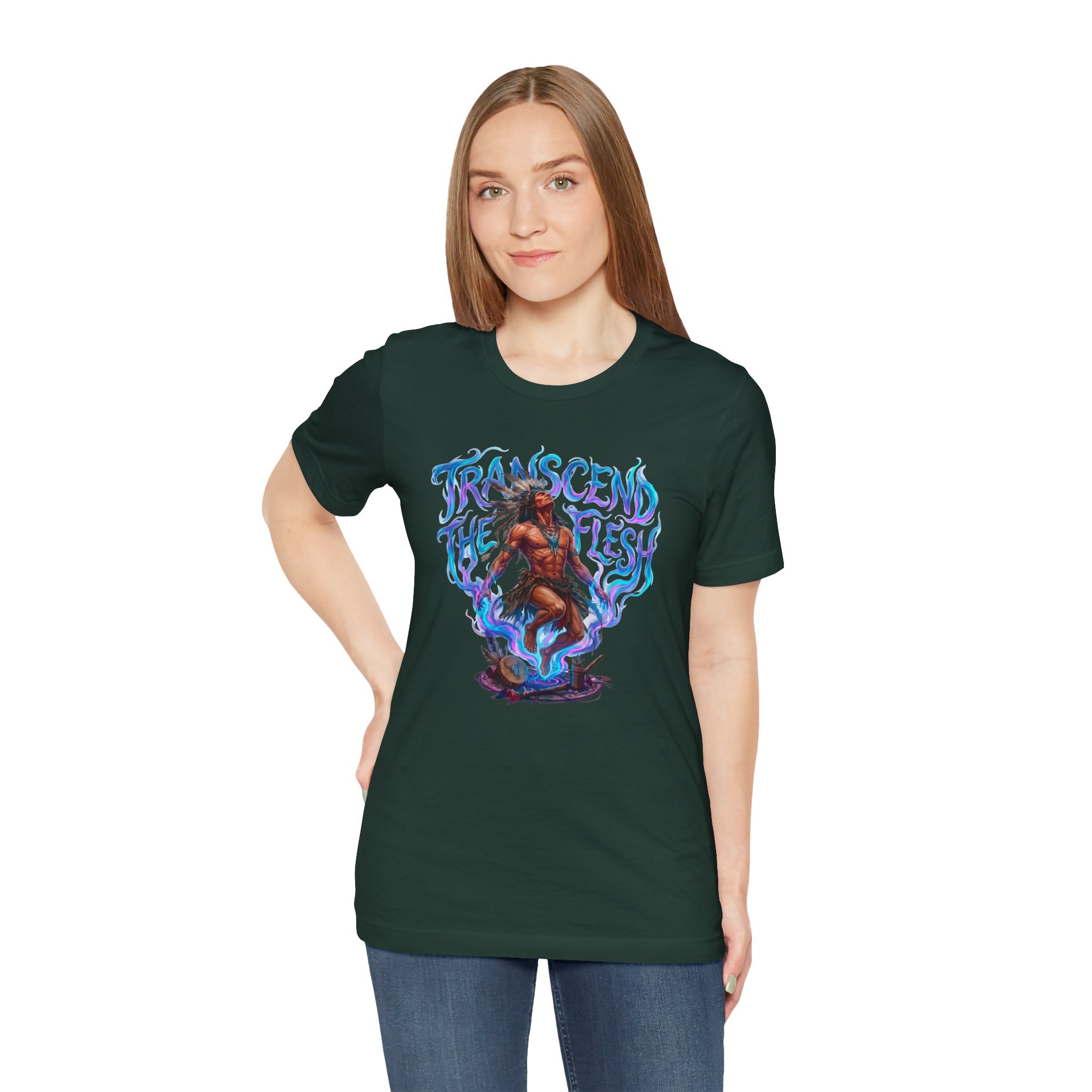 Transcend The Flesh T-Shirt — Spiritual / Mystic Graphic Unisex Tee - Image 18