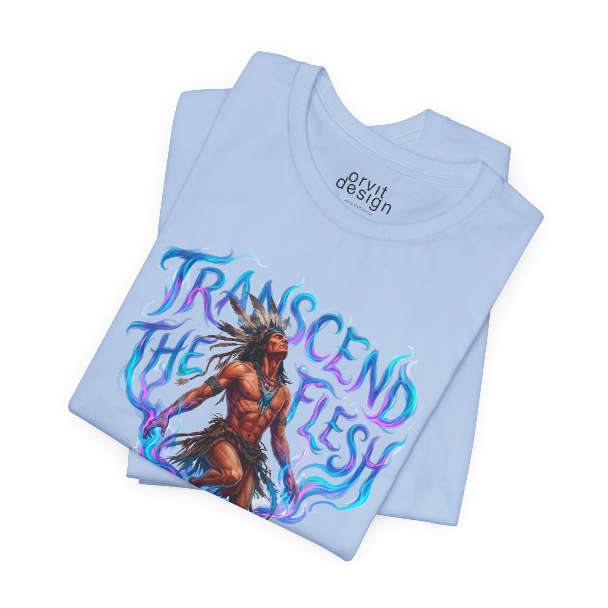 Transcend The Flesh T-Shirt — Spiritual / Mystic Graphic Unisex Tee - Image 4
