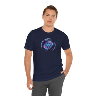 Mystic Geometry Tee — Neon Sacred Mandala UNISEX T-Shirt