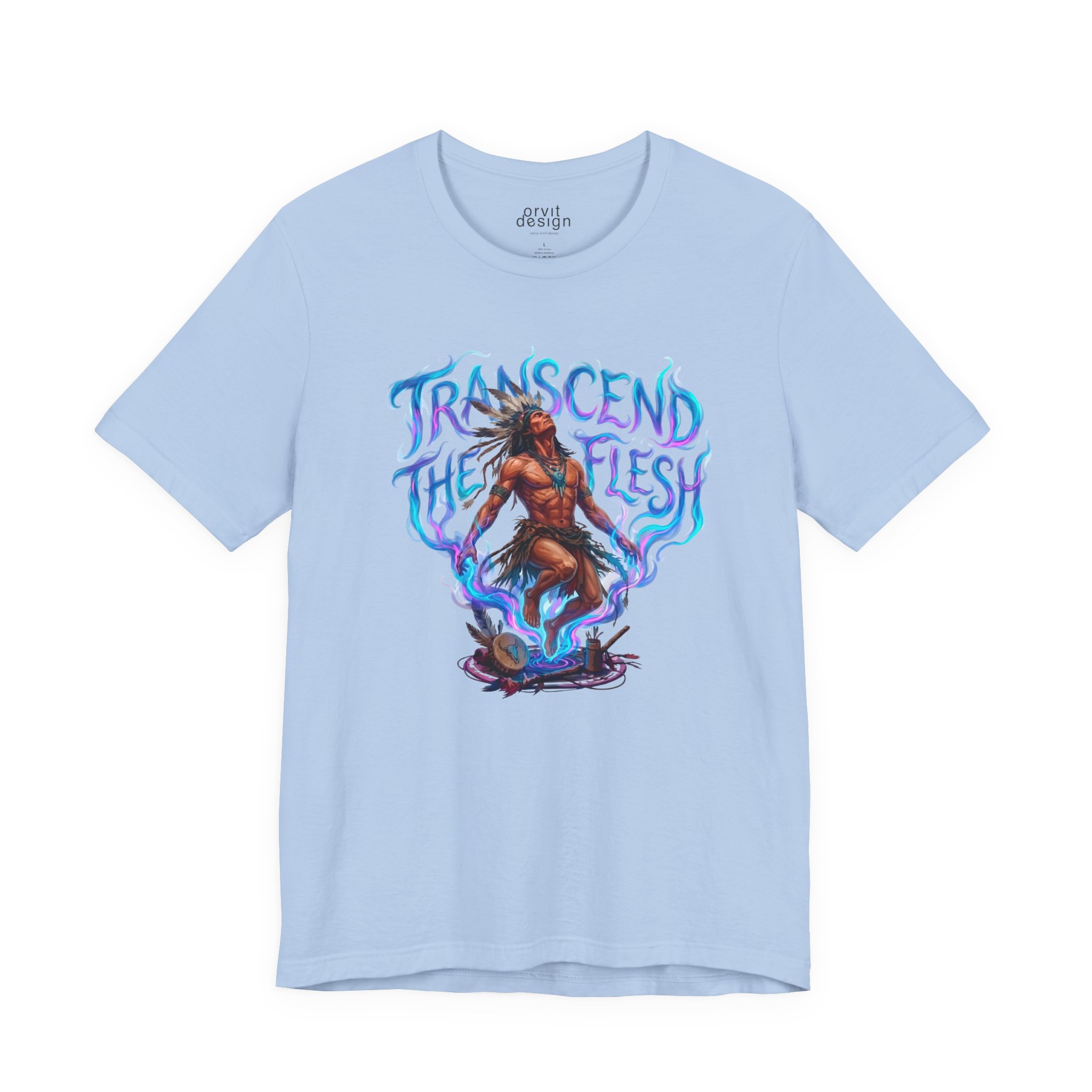 Transcend The Flesh T-Shirt — Spiritual / Mystic Graphic Unisex Tee - Image 2