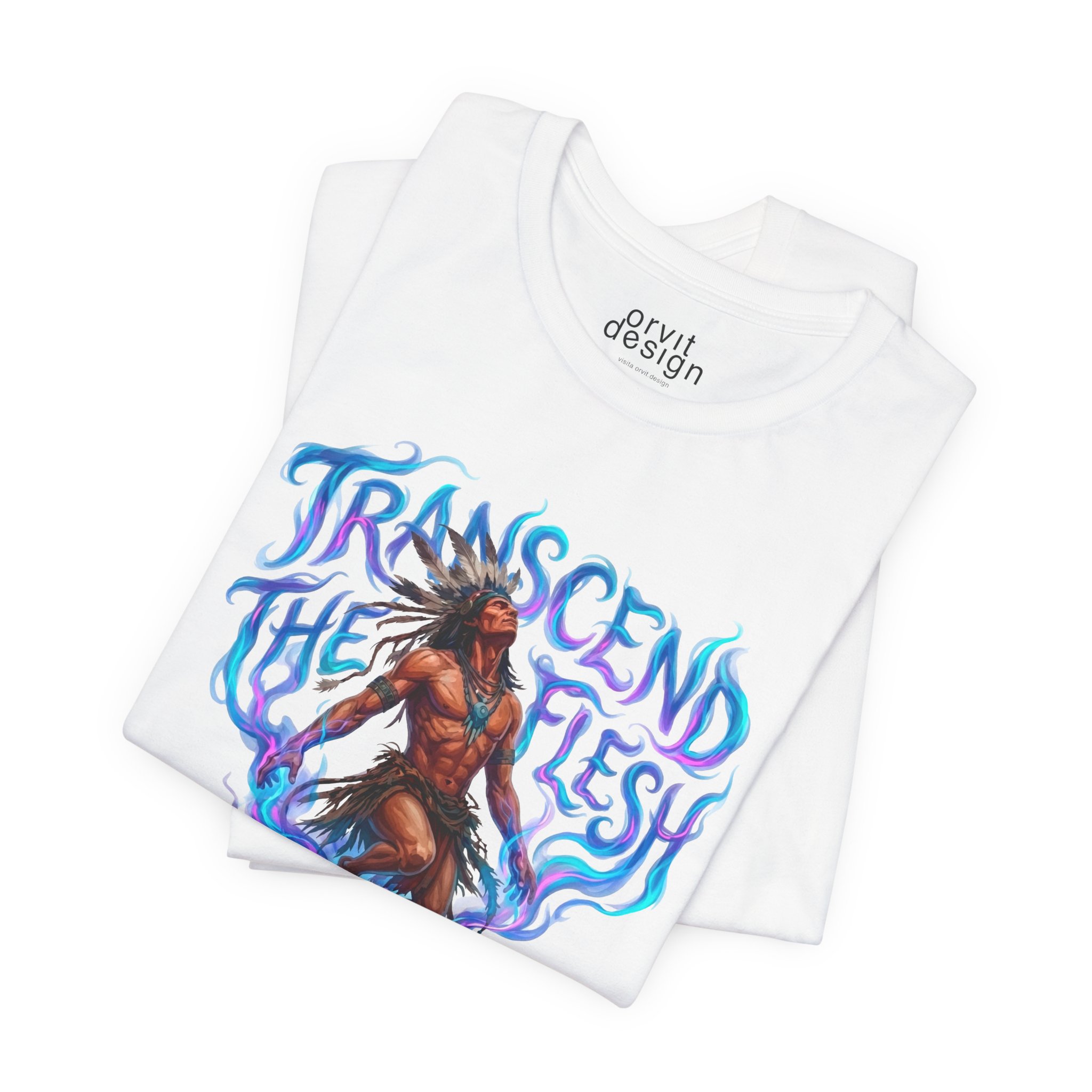 Transcend The Flesh T-Shirt — Spiritual / Mystic Graphic Unisex Tee - Image 9