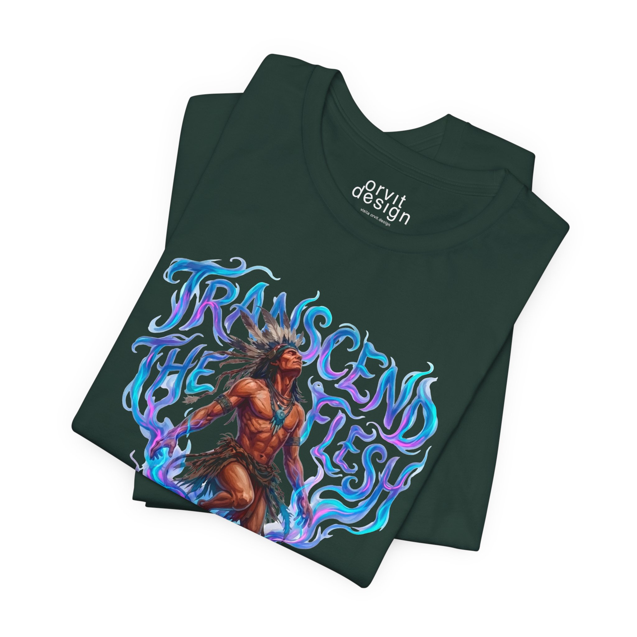 Transcend The Flesh T-Shirt — Spiritual / Mystic Graphic Unisex Tee - Image 15