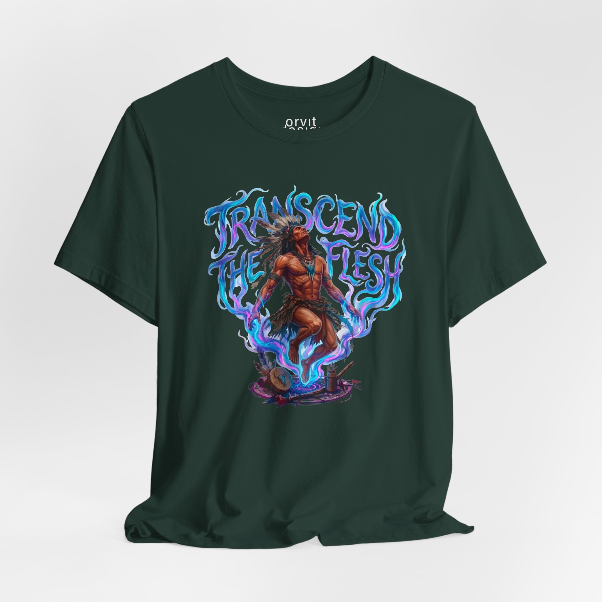 Transcend The Flesh T-Shirt — Spiritual / Mystic Graphic Unisex Tee - Image 16