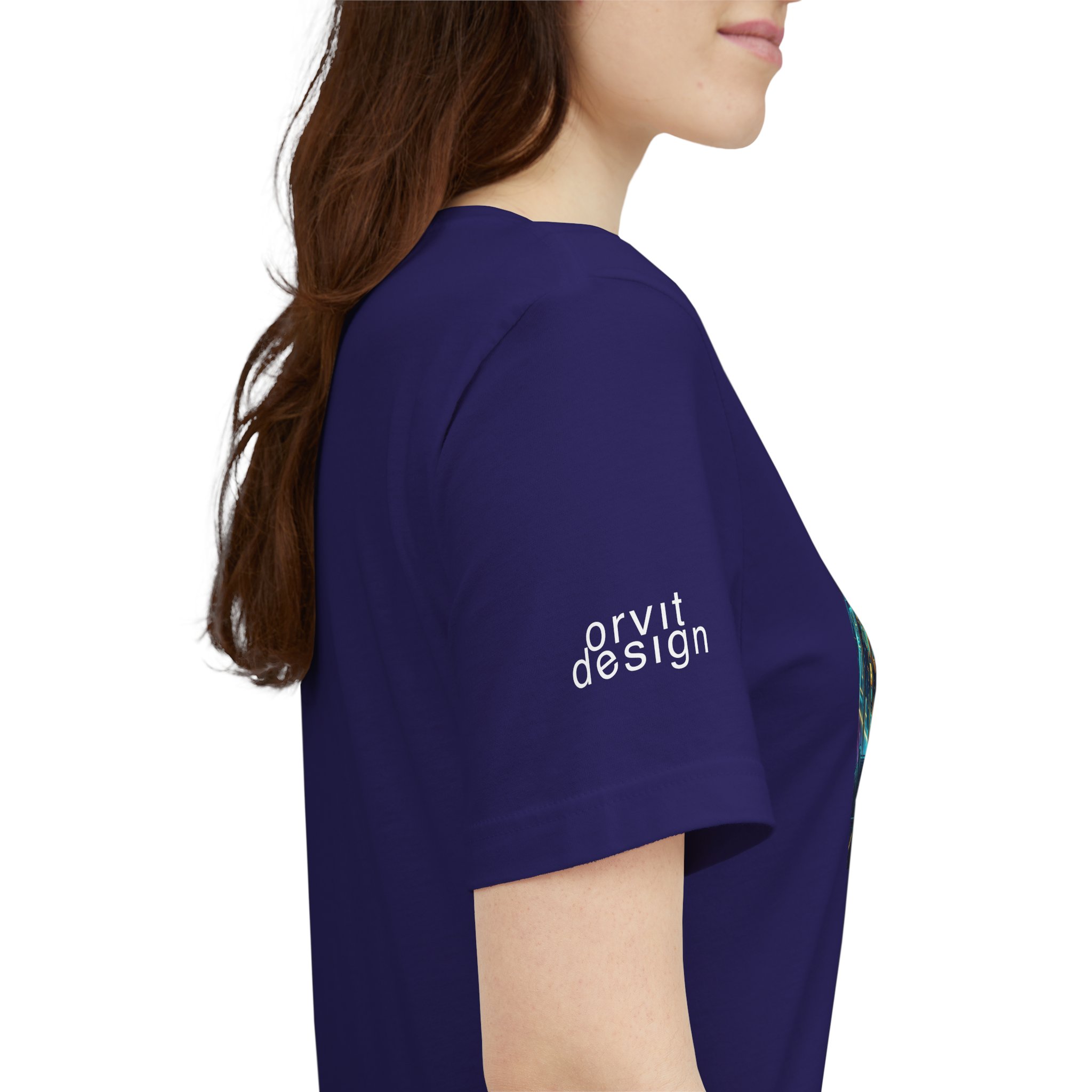 Egyptian Cyber Knight T-Shirt — Pharaoh Guardian Neon Sci‑Fi Unisex Tee - Image 22