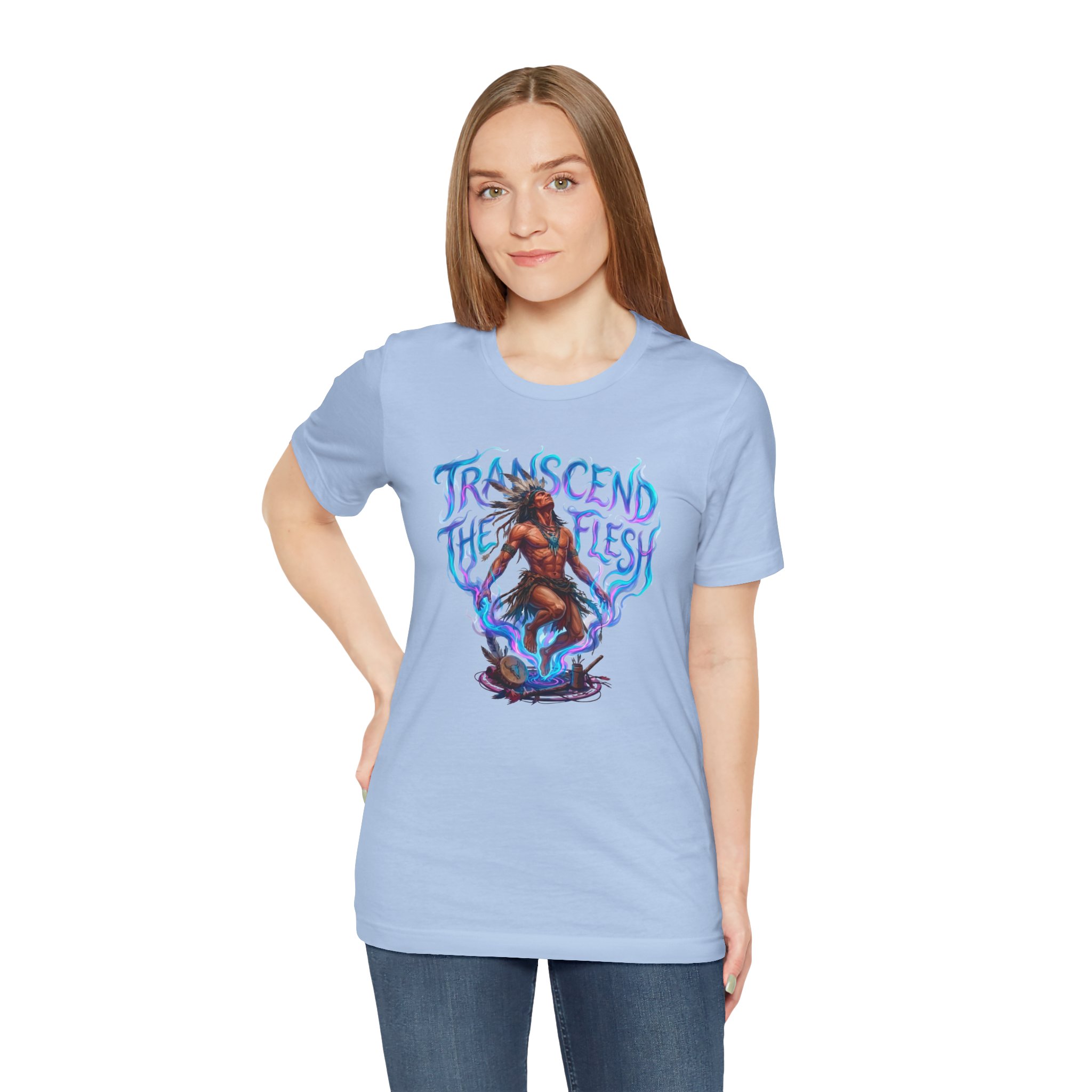 Transcend The Flesh T-Shirt — Spiritual / Mystic Graphic Unisex Tee - Image 6