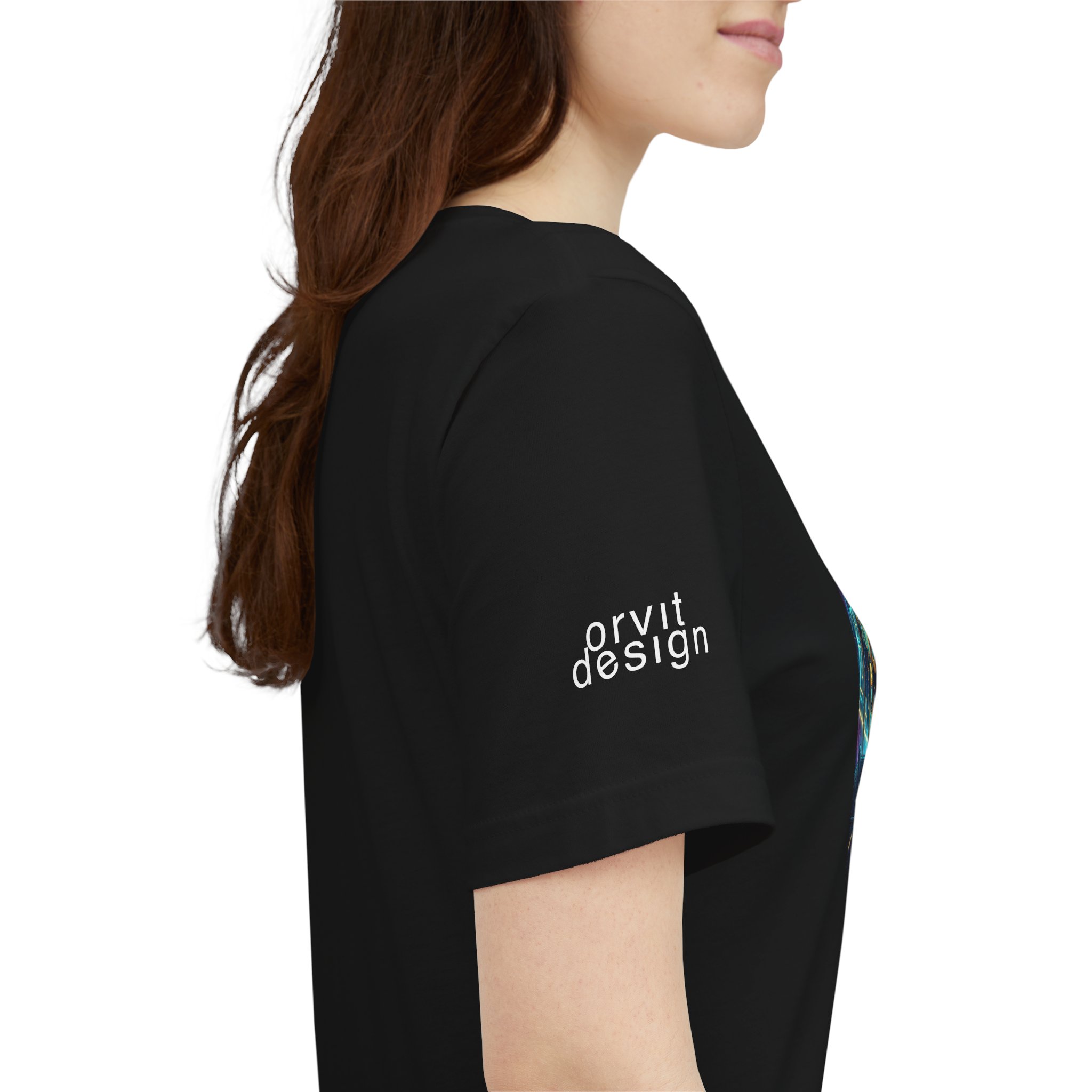 Egyptian Cyber Knight T-Shirt — Pharaoh Guardian Neon Sci‑Fi Unisex Tee - Image 14