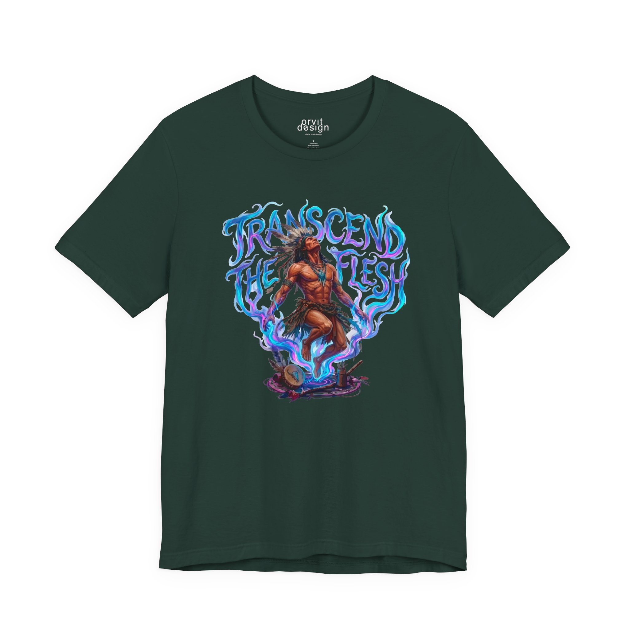 Transcend The Flesh T-Shirt — Spiritual / Mystic Graphic Unisex Tee - Image 13